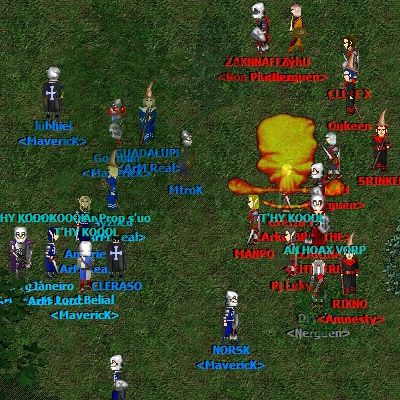 Combate en Arcanus Online